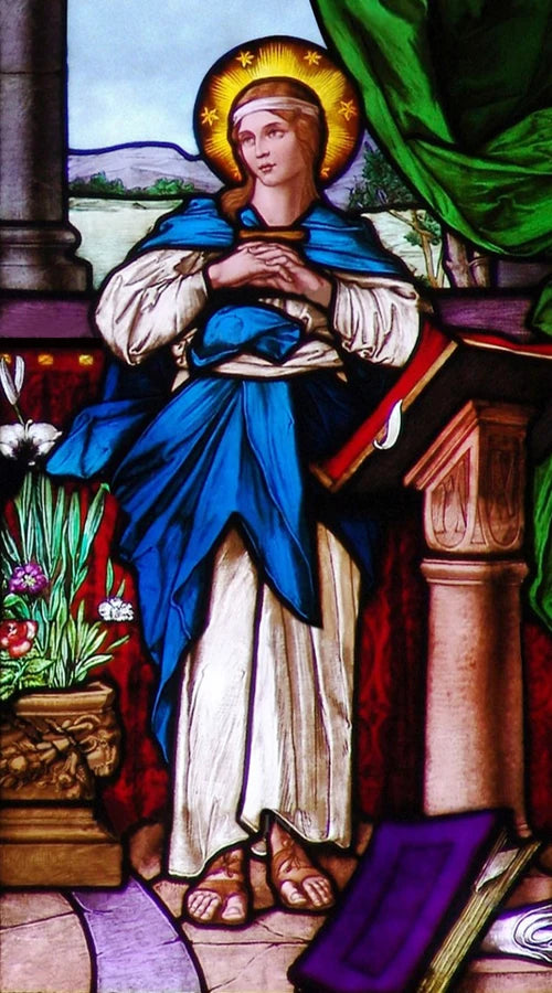 Window Film Frosted Stained Glass Films,Customized Jesus Virgin Mary Church Picture,Home Decor Static Cling Door Stickers