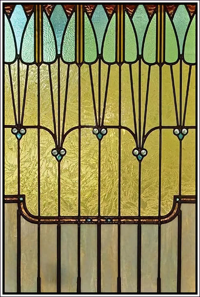 Custom Size Stained Glass Window Film Frosted Privacy Static Cling Retro Prairie Style Stickers Shower Bathroom Office Home Deco