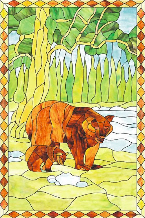 Window Film Frosted Stained Glass Films,Customized Church Home Foil Door Stickers Satic Cling For Bathroom Kitchen Door Skylight