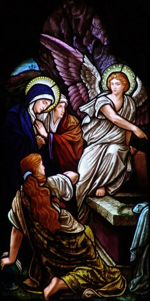 Frosted Stained Glass Window Film, Customized Church Angel Picture,Static Cling, Remove Sticker for House Worship, Home Decor