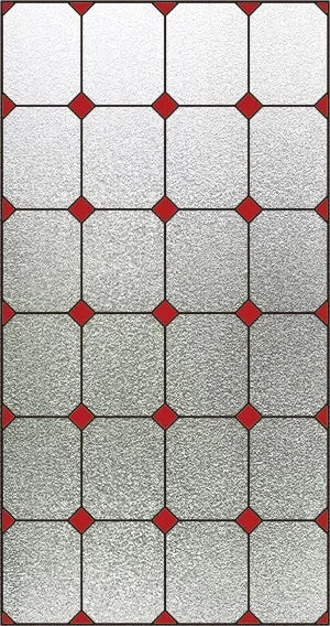 Custom Size Stained Glass Window Film Frosted No Glue Static Cling Privacy Sticker For Home Decoration For Kitchen Door Bathroom