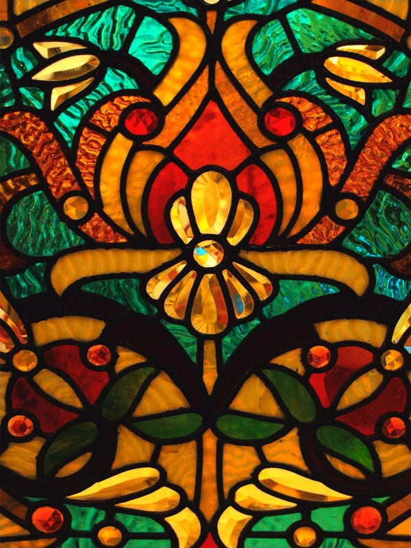 Frosted Stained Glass Films,Customized, Multicolored Static Cling,Privacy Protection, Reusable, Removable, Home-Decor