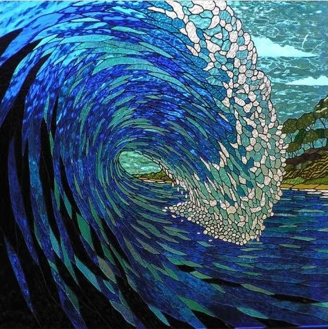 Custom Glass Window Film Static Cling Frosted Blue Glass Films Foil Stickers Waterproof For Bathroom Kitchen Sea Wave Sailboat