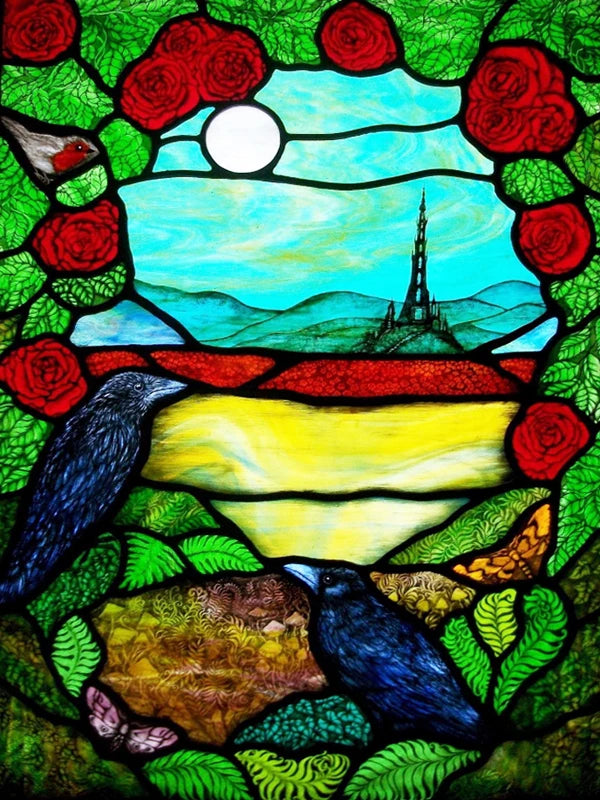 Frosted Stained Glass Films,Customized, Multicolored Static Cling,Privacy Protection, Reusable, Removable, Home-Decor