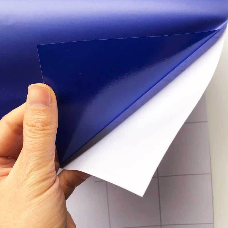 Aquarium Background Glass Sticker, Ocean Landscape Poster, Fish Tank Films, Black, White, Blue, 3 Colors, 50cm x 100cm