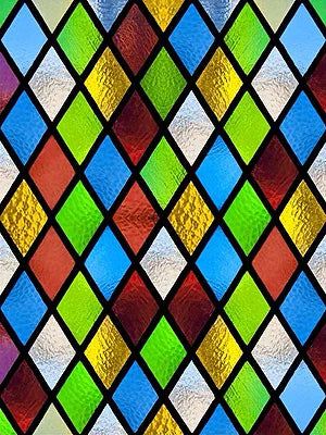 Window Film Frosted Stained Glass Films Rainbow Effect Privacy Decorative Static Cling Sticker For Home Kitchen Bathroom Office
