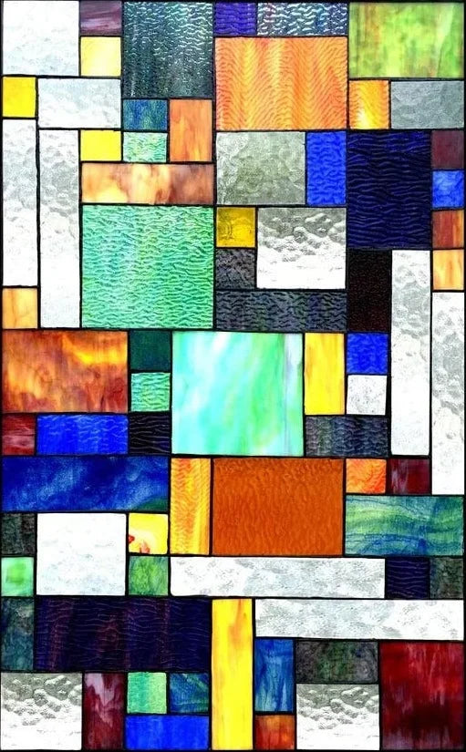 Custom size Window Film Stained Glass Films Retro Glass Window Film,Home Decorative Privacy Film Static Cling Glass Sticker