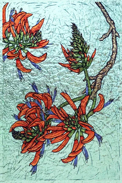 Stained Glass Window Film 3D Frosted Privacy Static Cling Door Stickers Plant Florl Custom Size  For Bathroom Office Home Decor