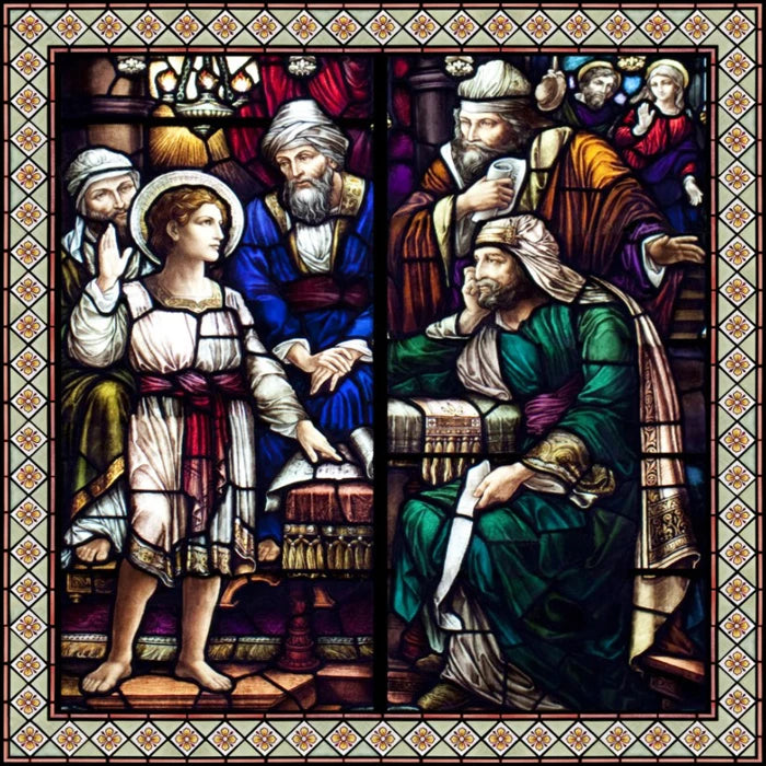 Custom Frosted Stained Glass Window Film,PVC Static Cling ,Retro Church Jesus Decor Foil Stickers Window Treatment Home Decor