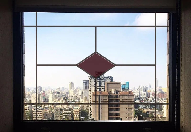 Custom Size 2 Double Sided Glass Door Window Film,Decals Sticker,Alert Birds,Dogs,Kids,Guests.Warn Protect Safety Static Cling