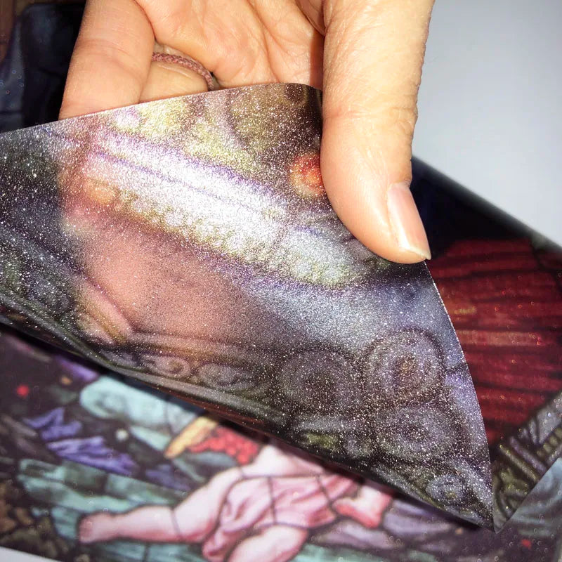 Custom Size Christian Pictures, Window Film, Door Sticker, Wall Stickers, Glass Decor, Church Jesus Self-adhesive Stained Opaque