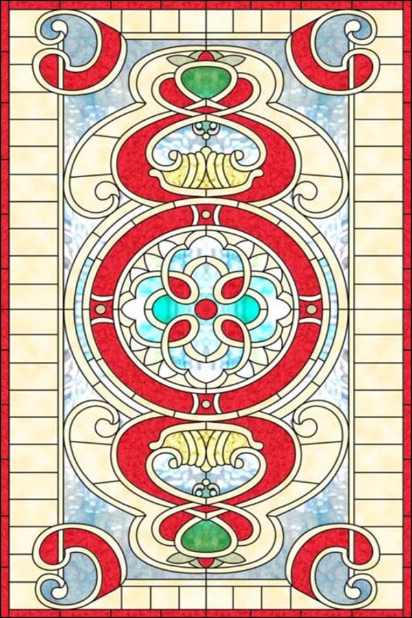 Window Film Frosted Stained Glass Films,Customized Church Home Foil Door Stickers Satic Cling For Bathroom Kitchen Door Skylight