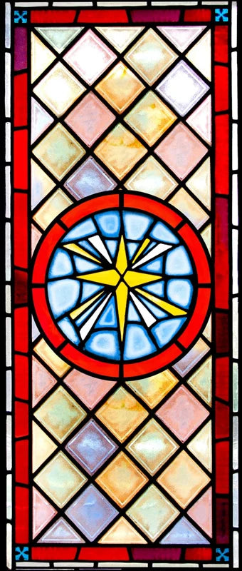 Window Film Frosted Stained Glass Films,Customized Religious Symbols Cross Christ Picture,Static Cling Sticker For Door Glass