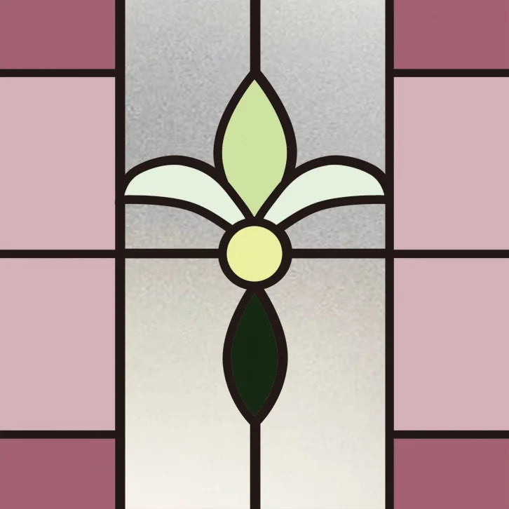 Custom size Window Film Stained Glass Films Frosted Privacy Film Static Cling Removable Sticker Bedroom Kitchen Bathroom Decor