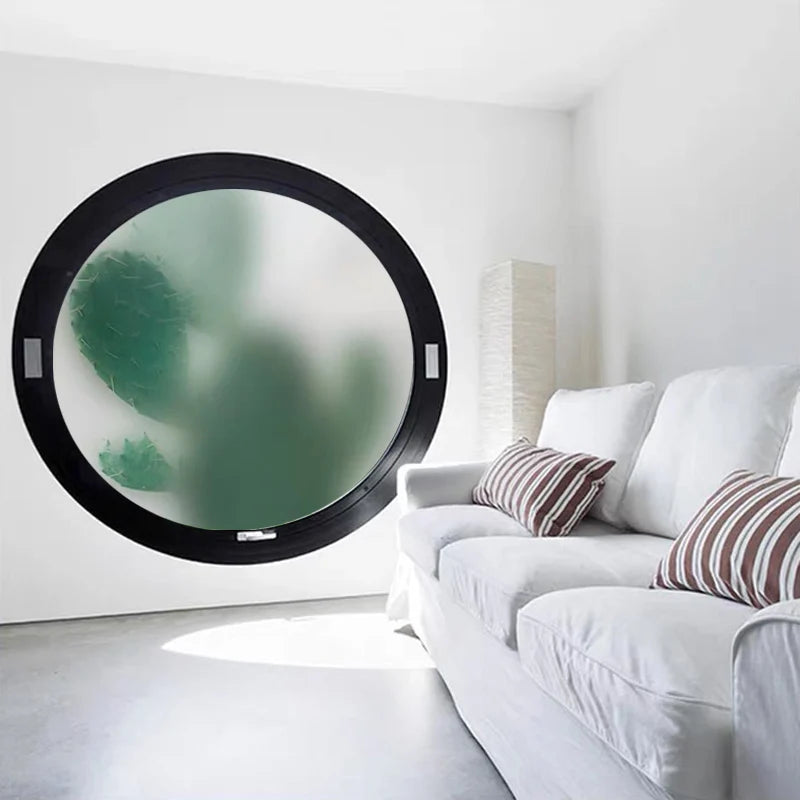 Custom Glass Window Film Static Frosted Light Transmitting Sticker, Home Foil Stickers ,Waterproof Easy to install Plant shadow