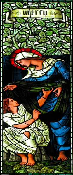 Customized Window Film Frosted Stained Glass Films Door Sticker,Creation of night and day,The First Day,for Office Home Decor