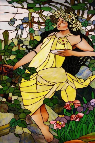 Custom Size Stained Glass Window Film, Church Sticker, Girl Painting, Kitchen, Bathroom, Bedroom, Sliding Door, Home Decor