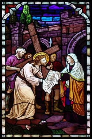 Custom size Window Film Stained Glass Films Jesus Christ Virgin Mary Window Sticker Paper Door Stickers European Church Style