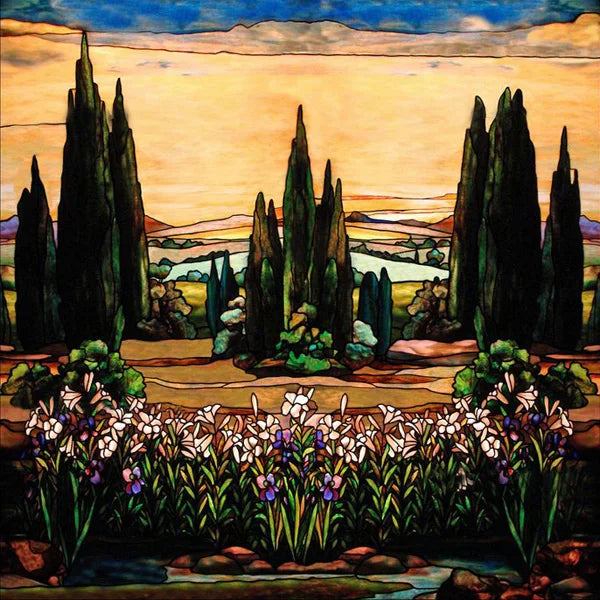 Stained Glass Window Film, Frosted Privacy, Static Cling, Retro Sticker for Bathroom, Cabinet, Door, Home Decor, Skylight Covers