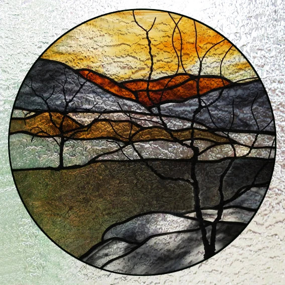 Custom 3D Frosted Stained Glass Window Film, Static Cling,Retro Church Jesus Birds Cat Home Decor Stickers Rose Window Treatment