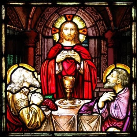 Custom Frosted Stained Glass Window Film,PVC Self-Adhesive Window Films,Retro Church Jesus Decor Foil Stickers, Window Treatment