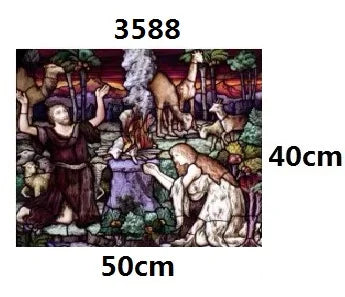 Custom size Stained Glass Window Film Jesus Virgin Mary,Home decor Frosted foil door stickers ,PVC self-adhesive poster