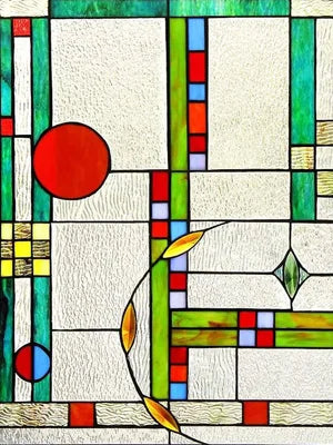 Window Film Frosted Stained Glass Films Rainbow Effect Privacy Decorative Static Cling Sticker For Home Kitchen Bathroom Office