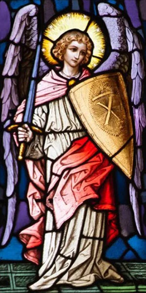 Frosted Stained Glass Window Film, Customized Church Angel Picture,Static Cling, Remove Sticker for House Worship, Home Decor