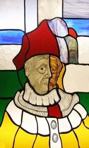 Custom Size Stained Glass Window Film, Static Cling Mermaid /Angel/Jesus Picture For Kitchen Bathroom Bedroom Glass Home Decor