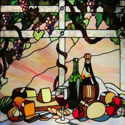 Window Film Frosted Stained Glass Films,Customized Static Cling Stickers,Shower Bathroom Kithchen Skylight Decor Scenic Tree