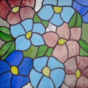 Custom size Window Film Stained Glass Films Frosted Privacy Static Cling Door Stickers Kitchen Bathroom Skylight Decor