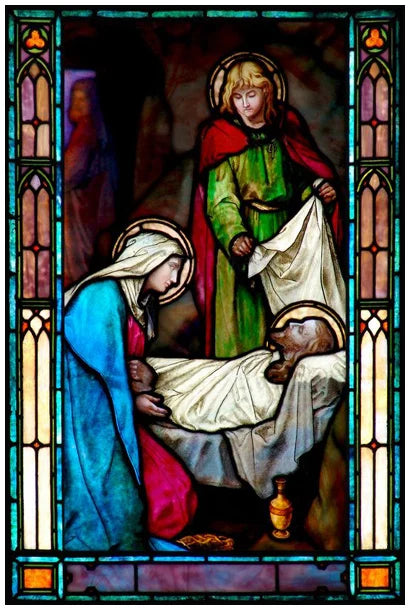 Window Film Frosted Stained Glass Films,Customized Chris/Jesus/Mary Pictures,Church, Chapel Prayer Room Home Decor
