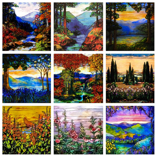 Vintage Style Frosted Glass Stickers, Privacy Window Film, Static Cling, Kitchen, Bathroom, Door, Office, Home Decor