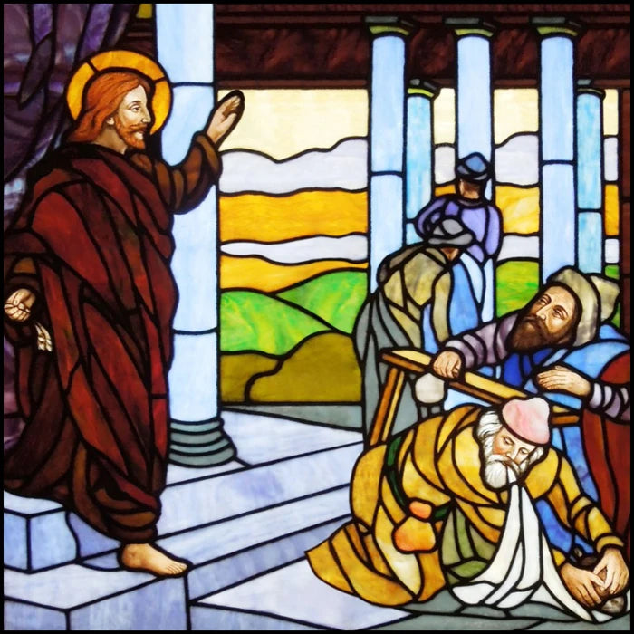 Custom Frosted Stained Glass Window Film,PVC Static Cling ,Retro Church Jesus Decor Foil Stickers Window Treatment Home Decor