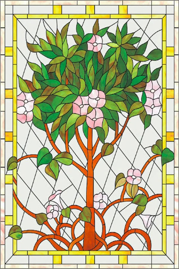 Window Film Frosted Stained Glass Films,Customized Church Home Foil Door Stickers Satic Cling For Bathroom Kitchen Door Skylight