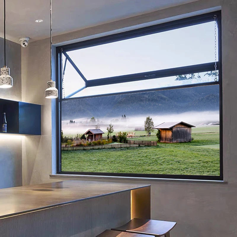 Forest Pattern Glass Films Window Sticker Static Cling Frosted Home Decor Private Tint-Film For Door Window Cabinet Wardrobe