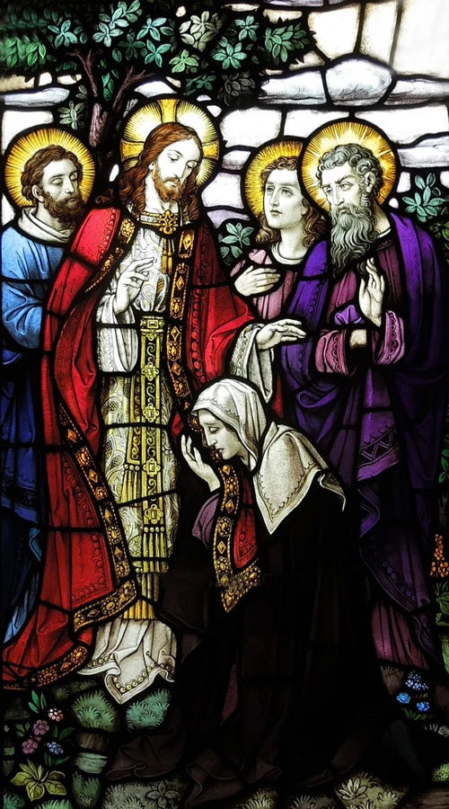 Window Film Frosted Stained Glass Films,Customized Jesus Virgin Mary Church Picture,Home Decor Static Cling Door Stickers