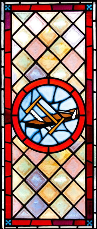 Window Film Frosted Stained Glass Films,Customized Religious Symbols Cross Christ Picture,Static Cling Sticker For Door Glass