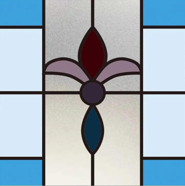 Custom size Window Film Stained Glass Films Frosted Privacy Film Static Cling Removable Sticker Bedroom Kitchen Bathroom Decor