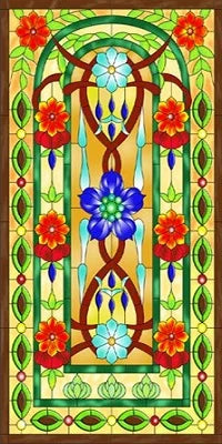 Electrostatic Cling Frosted Stained Glass Window Film, Custom Size, Home Foil Door Stickers, PVC Self-Adhesive Window Films