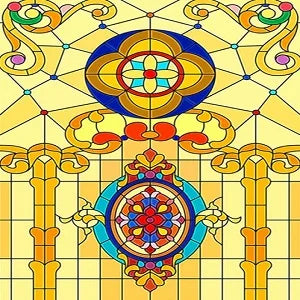 custom size window film electrostatic/self-adhesive frosted stained glass window films church home foil door stickers