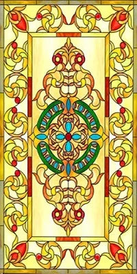 Electrostatic Cling Frosted Stained Glass Window Film, Custom Size, Home Foil Door Stickers, PVC Self-Adhesive Window Films