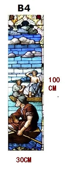 Custom size Window film Door sticker Father Lord Jehovah God and Jesus Christ Pictures Wall stickers Glass decor church glass
