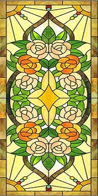 Electrostatic Cling Frosted Stained Glass Window Film, Custom Size, Home Foil Door Stickers, PVC Self-Adhesive Window Films