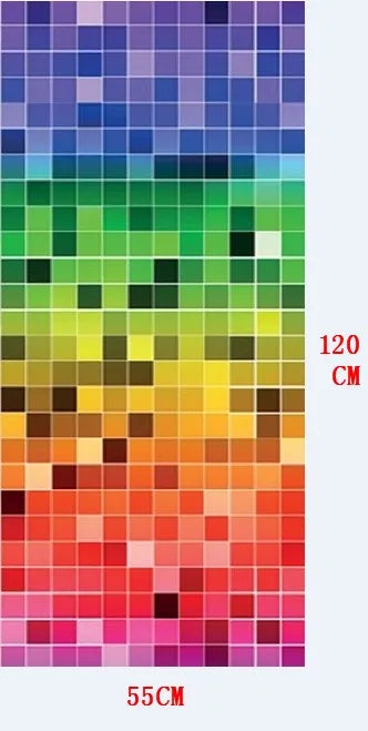 Custom size window film Glass films Stained European mosaics Church Translucent opaque static cling adhesive privacy stickers