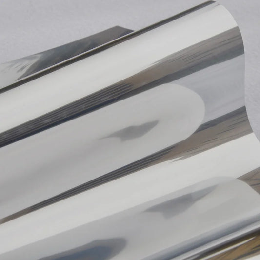 Silver Insulation Window Film Stickers Solar Reflective One Way Mirror Color Silver Films Anti-UV Glass Sticker Length 150cm