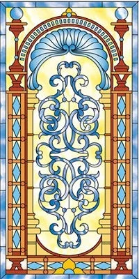 Electrostatic Cling Frosted Stained Glass Window Film, Custom Size, Home Foil Door Stickers, PVC Self-Adhesive Window Films