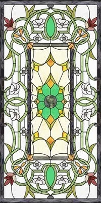 Electrostatic Cling Frosted Stained Glass Window Film, Custom Size, Home Foil Door Stickers, PVC Self-Adhesive Window Films