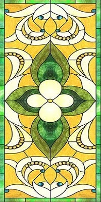 Electrostatic Cling Frosted Stained Glass Window Film, Custom Size, Home Foil Door Stickers, PVC Self-Adhesive Window Films