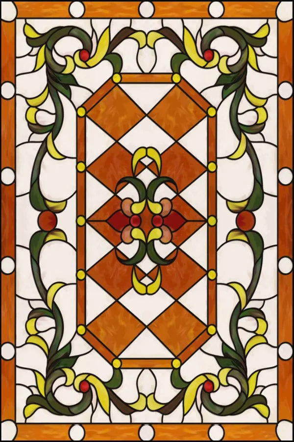 Window Film Frosted Stained Glass Films,Customized Church Home Foil Door Stickers Satic Cling For Bathroom Kitchen Door Skylight